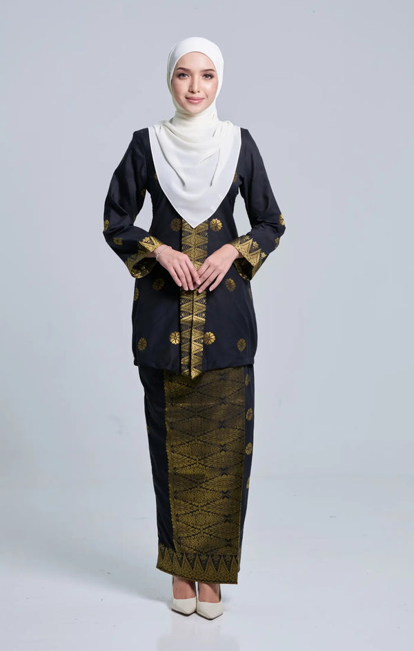 Seroja Kebaya | Black Gold